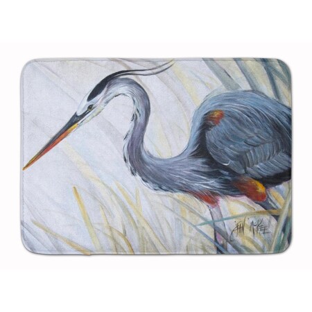Micasa Blue Heron Frog Hunting Machine Washable Memory Foam Mat MI228435